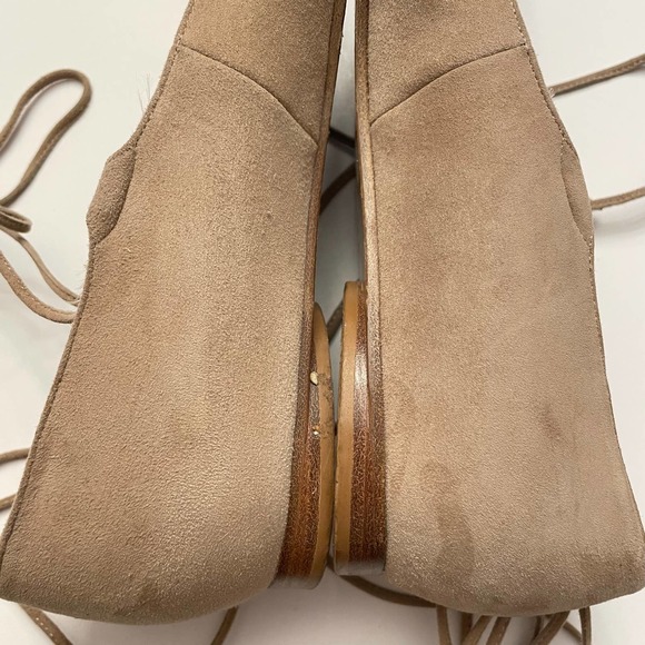 Michael Kors Collection Kallie Lace Up Pointed Toe Suede Ballet Flats Size 40.5 - Picture 11 of 11